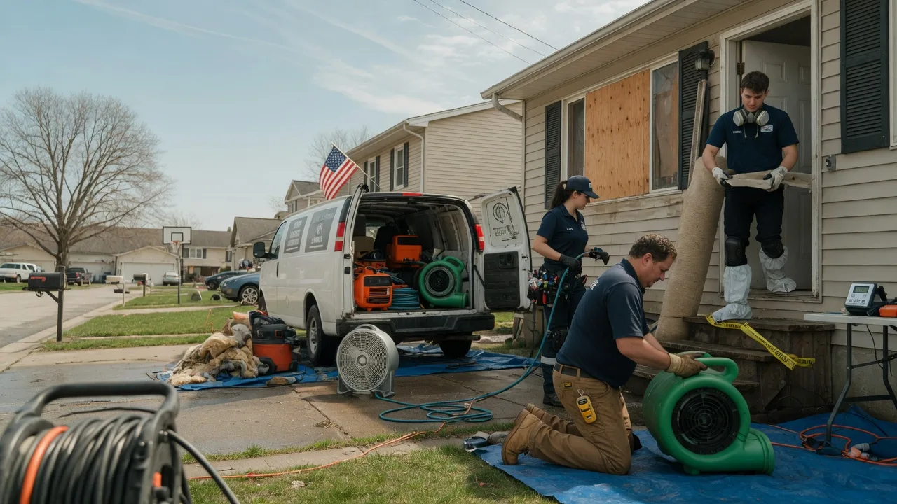 Water Damage Restoration in Pursglove, WV near me